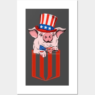 Pig Pocket OinkMerica. Posters and Art